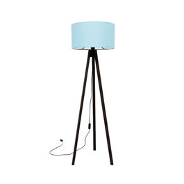 Opviq Lámpara de Pie AYD-2811 Azul y Marrón